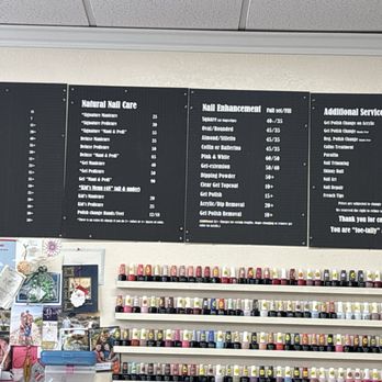Nail'd It Nail Spa - Price board - Nail Salons Near Me - Pasadena, California Nail'd It Nail Spa - Price board - Nail Salons Near Me - Pasadena, California