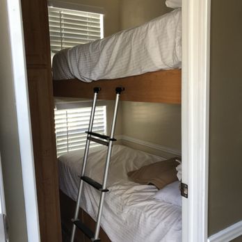Encore Tropical Palms - The bed bunks inside the rooms are little but comfortable and sturdy enough for my two teenagers - RV Parks Near Me - Kissimmee, Florida