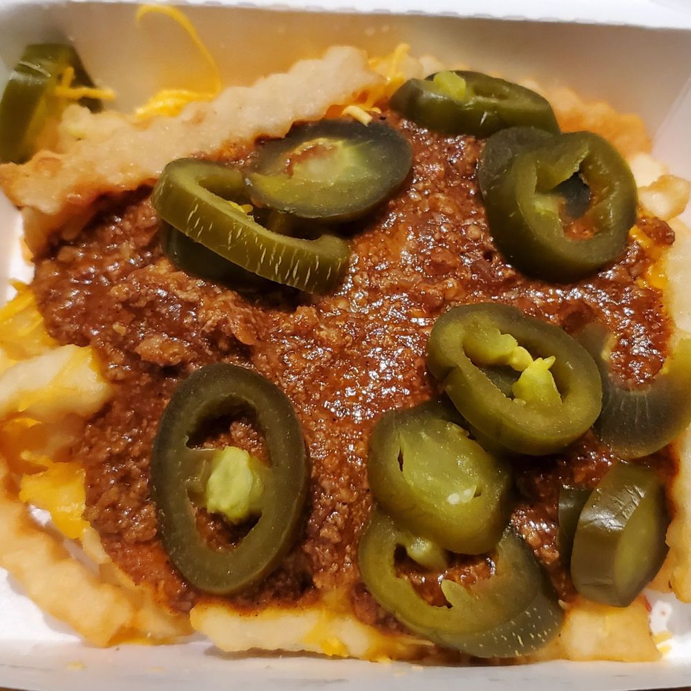 Del Taco - Chili Cheddar Fries ($5.49): Add Jalapenos ($0.70) - Mexican Near Me - Folsom, California Del Taco - Chili Cheddar Fries ($5.49): Add Jalapenos ($0.70) - Mexican Near Me - Folsom, California