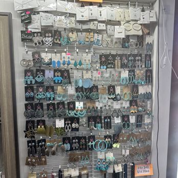 The Velvet Angel - 100s of turquoise earrings / necklaces. - Women's Clothing Near Me - Waxahachie, Texas The Velvet Angel - 100s of turquoise earrings / necklaces. - Women's Clothing Near Me - Waxahachie, Texas
