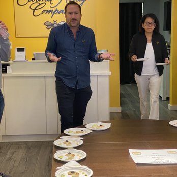 Carmel Food Tours - Carmel Food Tour, Brian our awesome tour guide at Carmel Honey Company. - Food Tours Near Me Carmel Food Tours - Carmel Food Tour, Brian our awesome tour guide at Carmel Honey Company. - Food Tours Near Me