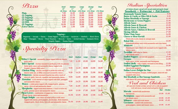 Menu photo 2 Sergi's Canton, NY