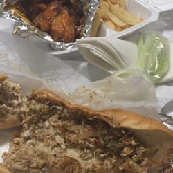 Sorrento's Pizza - Mild buffalo platter $8.50 Chicken cheesesteak $7.50