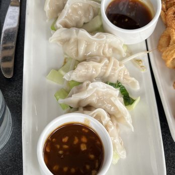The Gray Goose - Steamed Chicken Dumplings - New American Near Me - Southport, Connecticut The Gray Goose - Steamed Chicken Dumplings - New American Near Me - Southport, Connecticut