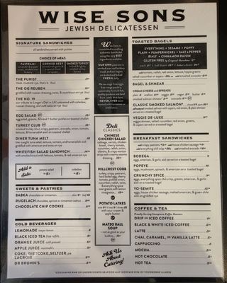Wise Sons Jewish Deli by null