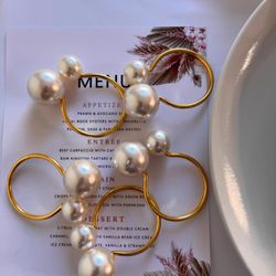 Opuluxe Events and Rental - Golf and Pearl napkin ring