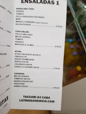 Menu photo 2 Latino Sándwich Buenos Aires, C Menu photo 2 Latino Sándwich Buenos Aires, C