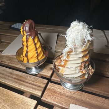 Shukette - Mandarin & tahini soft serve - Middle Eastern Near Me - New York, New York Shukette - Mandarin & tahini soft serve - Middle Eastern Near Me - New York, New York