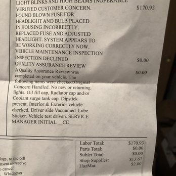 Master Tech Automotive - My bill - Auto Repair Near Me - Vancouver, Washington