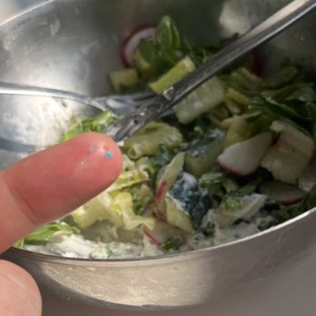 Roots Cafe - Apple and plastic salad - Breakfast & Brunch Near Me - West McLean, Virginia