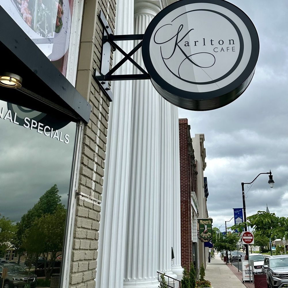 Karlton Cafe - Street sign - New American Near Me - Quakertown, Pennsylvania Karlton Cafe - Street sign - New American Near Me - Quakertown, Pennsylvania