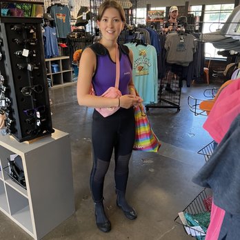 Lewis & Clark River Expeditions - Katie renting wet suit at Lewis & Clark for white water rafting. - Tours Near Me - Jackson, Wyoming Lewis & Clark River Expeditions - Katie renting wet suit at Lewis & Clark for white water rafting. - Tours Near Me - Jackson, Wyoming