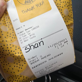 Einstein Bros. Bagels - Clearly says curbside on the receipt. - Bagels Near Me - Torrance, California Einstein Bros. Bagels - Clearly says curbside on the receipt. - Bagels Near Me - Torrance, California