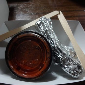 Dan & John's Wings - Inferno sauce on the side plus celery sticks in that foil - Chicken Wings Near Me - New York, New York