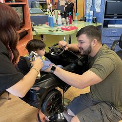 Treasured Cutz 4 Kidz - 5 mo hair cut!