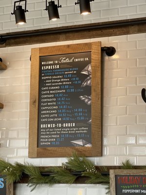 Menu photo 2 Foxtail Coffee Co Gainesville, FL Menu photo 2 Foxtail Coffee Co Gainesville, FL