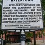 Photo of Watertown Historic Marker