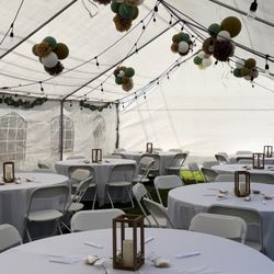 Russo's Rentals - Canopy, tables & chairs