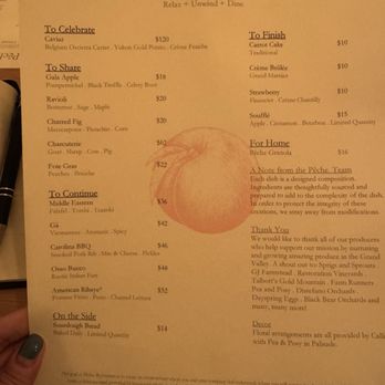 Pêche Restaurant - Menu 11/2024 - New American Near Me - Palisade, Colorado Pêche Restaurant - Menu 11/2024 - New American Near Me - Palisade, Colorado