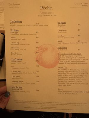 Menu photo 3 Pêche Restaurant Palisade, CO Menu photo 3 Pêche Restaurant Palisade, CO