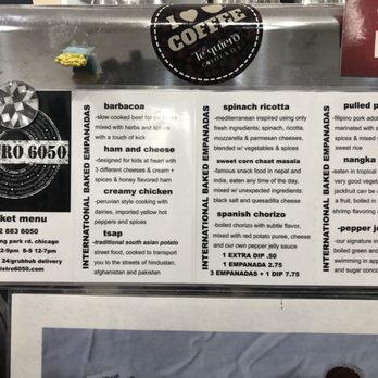 Bistro 6050 - Menu - Empanadas Near Me - Chicago, Illinois