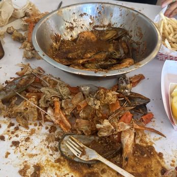 Cajun Crawfish Stop - The aftermath - Cajun/Creole Near Me - Covina, California