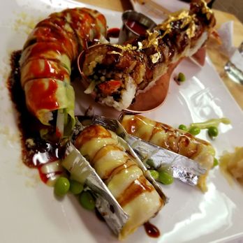 Momo Sushi - Momo, ann arbor, and bulgogi rolls. Beautiful and yummyyyy - Japanese Near Me - Ann Arbor, Michigan