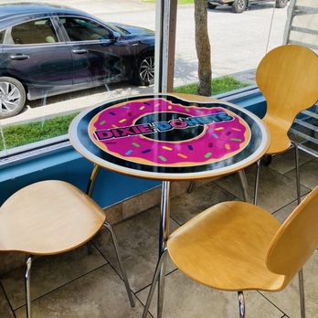 Dixie Hwy Donuts - Inside table (1) - Donuts Near Me - West Palm Beach, Florida