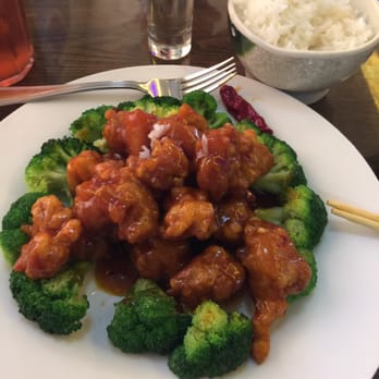 Volcano - General Tso's chicken and steamed rice. - Chinese Near Me - Odessa, Texas Volcano - General Tso's chicken and steamed rice. - Chinese Near Me - Odessa, Texas