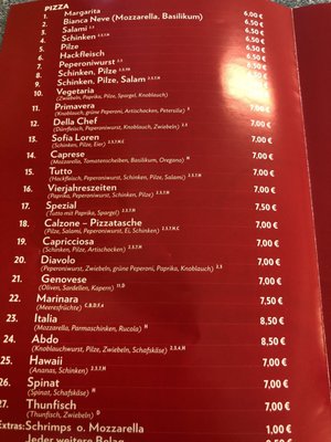 Menu photo 2 Pizzeria Napoli Pirmasens, RP Menu photo 2 Pizzeria Napoli Pirmasens, RP