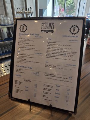 Menu photo 7 Atlas Brew Works Alexandria, VA