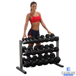 Exercise Unlimited - Free Weights - Body-Solid  3-Tier Dumbbell Rack