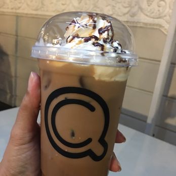 Cioccolo Cafe - Iced caramel hazelnut: I prefer the flavored syrup used at Starbucks. - American Near Me - Angeles, PAM