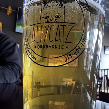 AllyCatz GrubHouse - 50610 American Lager Craft Beer Tap from local Bremer Brewing (Waverly, IA) - Sports Bars Near Me - Denver, Iowa