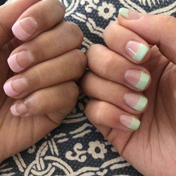 Tip to Toe Nails - Deep French gel nails! So detailed and precise. - Nail Salons Near Me - Denver, Colorado Tip to Toe Nails - Deep French gel nails! So detailed and precise. - Nail Salons Near Me - Denver, Colorado