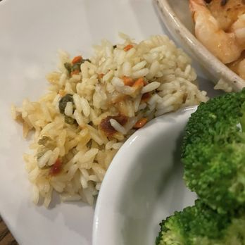 99 Restaurants - Sides with the shrimp, rice pilaf and steamed broccoli - Pubs Near Me - Biddeford, Maine