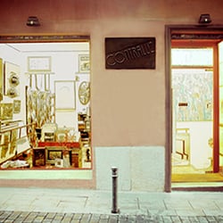 Contraluz - Fachada de Contraluz. Calle Palma 47, Madrid.
