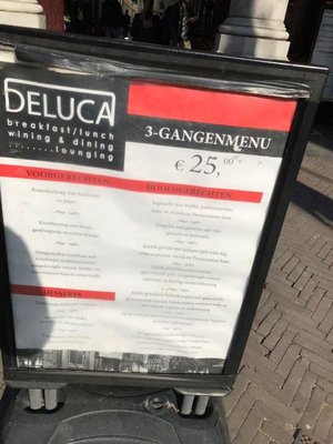 Menu photo 1 Restaurant Deluca Den Haag, ZH