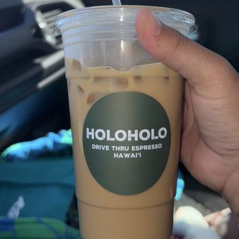 Holoholo Drive Thru Espresso - Toasted marshmallow latte + extra shot espresso - Coffee & Tea Near Me - Kaneohe, Hawaii