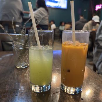 Giti Thai - Thai Tea and cucumber lemonade - Thai Near Me - Windsor Hills, California