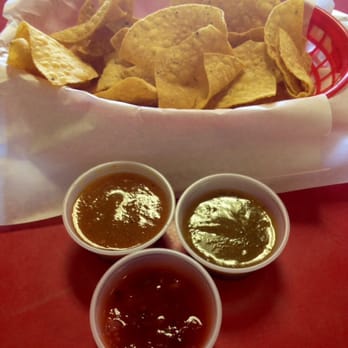 Salsa Mexican Grill - Their salsas are pretty good and all you can eat chips... Self serve - Mexican Near Me - Concord, California