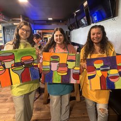 Have fun with your gal pals at a ladies night painting party