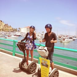 Catalina Segways - Our guide was nice enough to take a picture of us! :)