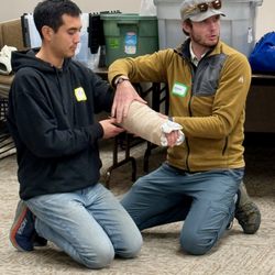 Safety Training Pros - Wilderness First Aid course - musculoskeletal injuries & splinting