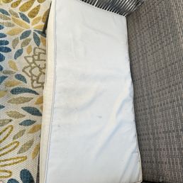 They sprayed on and carpet that I had to throw away. They sprayed on and carpet that I had to throw away.