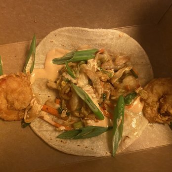 Publico - Flash Bang Shrimp Taco (via Door Dash) - New American Near Me - Columbia, South Carolina Publico - Flash Bang Shrimp Taco (via Door Dash) - New American Near Me - Columbia, South Carolina