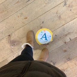 Social distance stickers for lining up