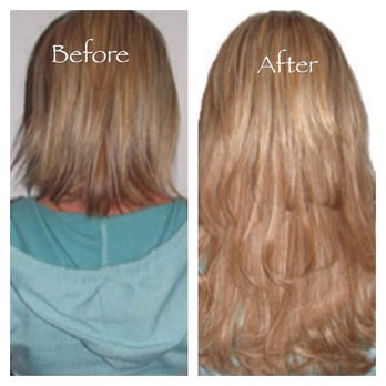 Salon La Bellezza - Before and after Color and Extensions - Hair Salons Near Me - Lemont, Illinois