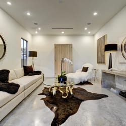 Andys Concrete Floors - Cream polish concrete floor