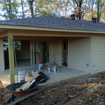 Build Up construction - the back of a house - Flooring Near Me